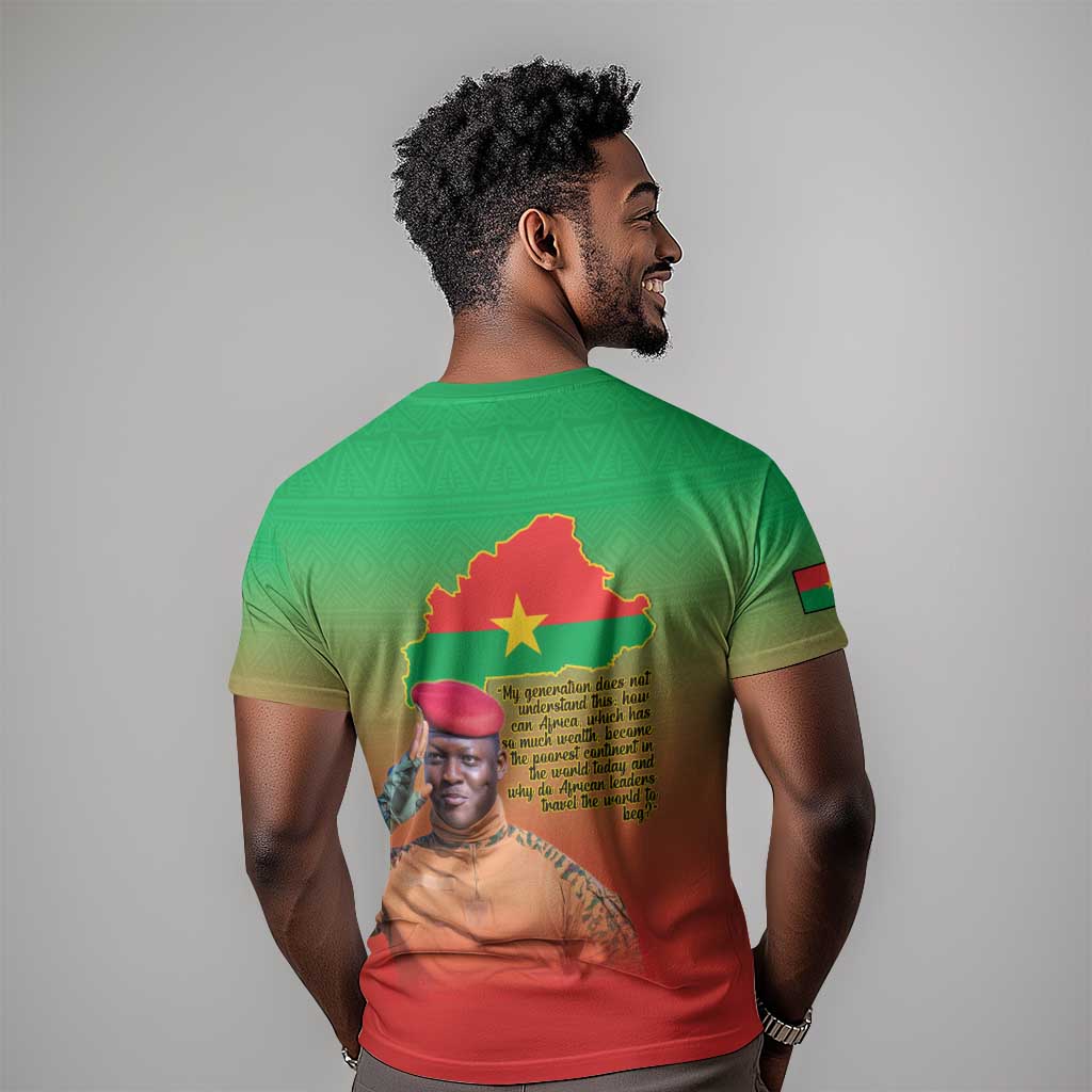 Burkina Faso I Stand With Traore T shirt African Pattern LT15