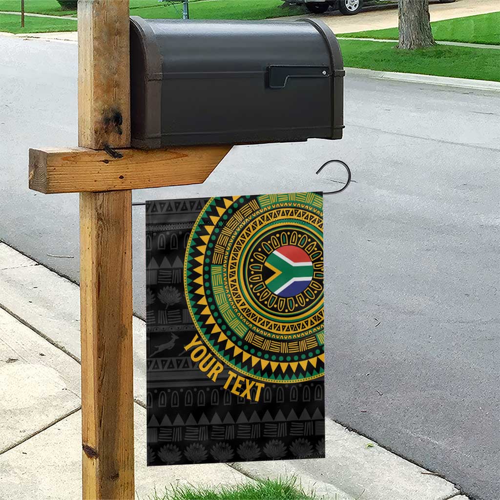 Personalised South Africa African Tribal Pattern Garden Flag Chest Arm Tattoo LT15