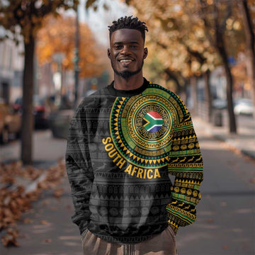 Personalised South Africa African Tribal Pattern Sweatshirt Chest Arm Tattoo LT15