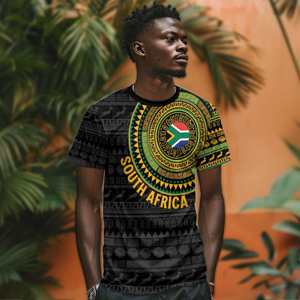 Personalised South Africa African Tribal Pattern T shirt Chest Arm Tattoo LT15