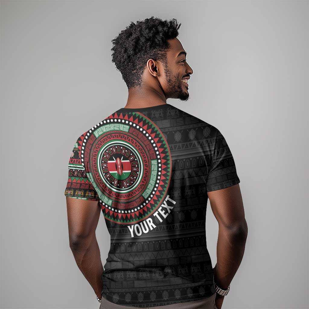 Personalised Kenya African Tribal Pattern T shirt Chest Arm Tattoo LT15