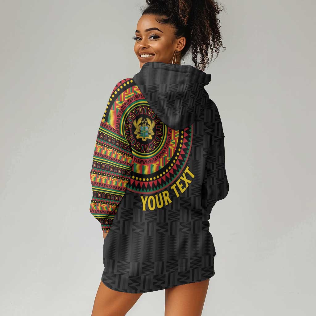 Personalised Ghana African Tribal Mix Kente Patterns Hoodie Dress Chest Arm Tattoo LT15
