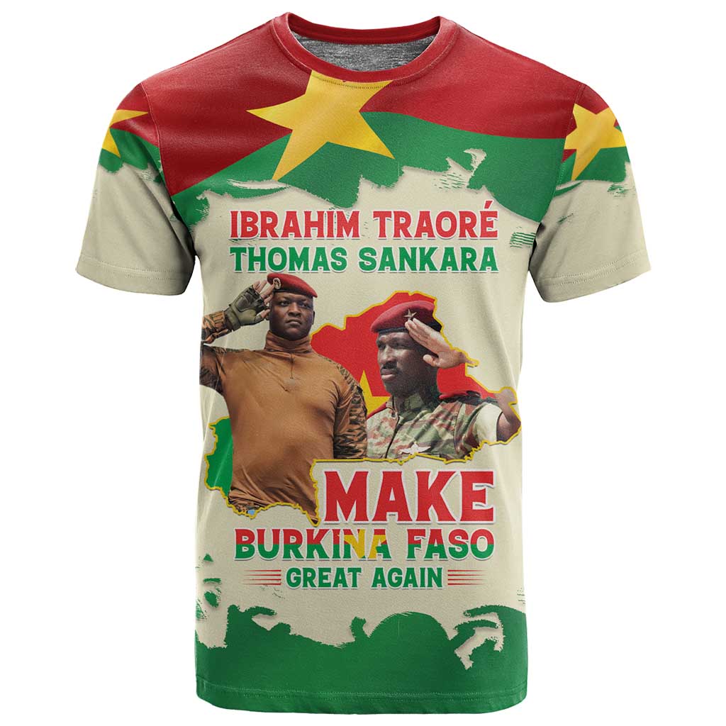 Ibrahim Traore Thomas Sankara T shirt Make Burkina Faso Great Again LT15