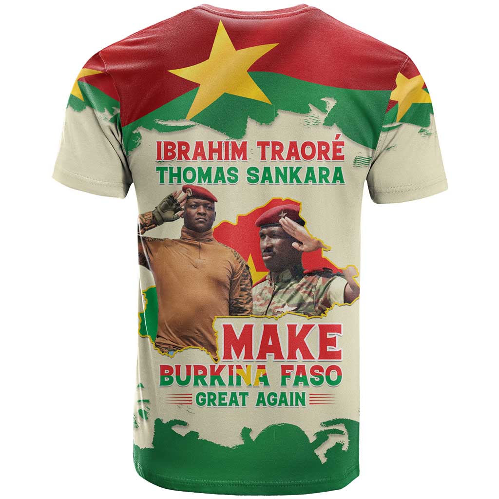 Ibrahim Traore Thomas Sankara T shirt Make Burkina Faso Great Again LT15