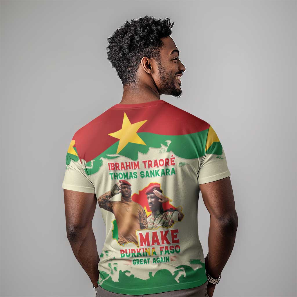 Ibrahim Traore Thomas Sankara T shirt Make Burkina Faso Great Again LT15