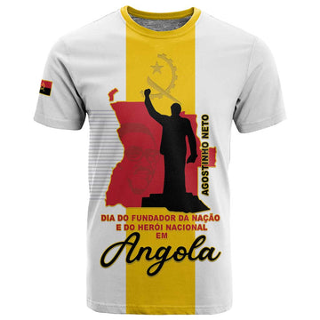 Personalized Dia dos Herois Nacionais de Angola T shirt 17 de Setembro LT15