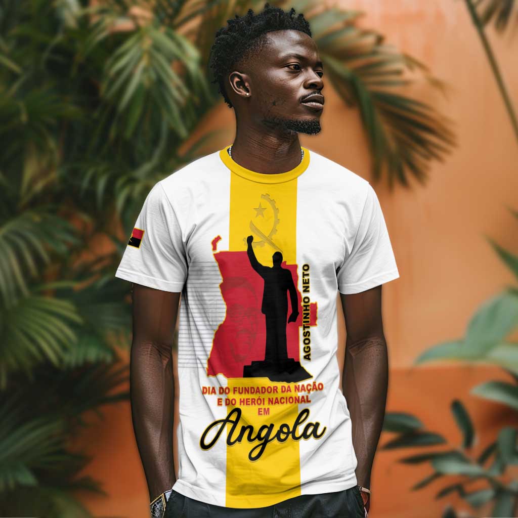 Personalized Dia dos Herois Nacionais de Angola T shirt 17 de Setembro LT15