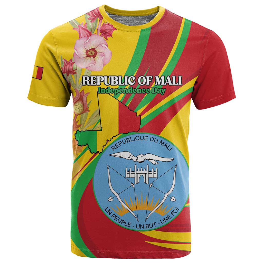 Personalized Afro Mali T shirt Happy 65th Anniversary Independence LT15