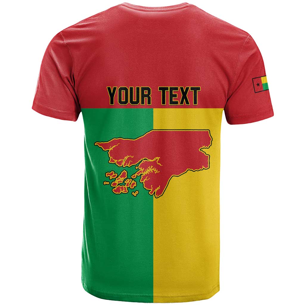 Personalized Guinea-Bissau T shirt Basic Flag Style LT15