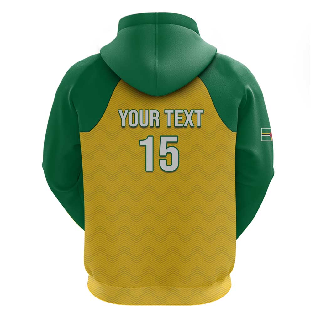 Custom Dominica Football Hoodie Sisserou Parrot Yellow Color LT15