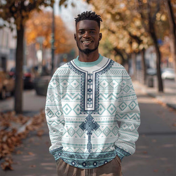 Eritrea Sweatshirt African Pattern - Habesha Style LT15