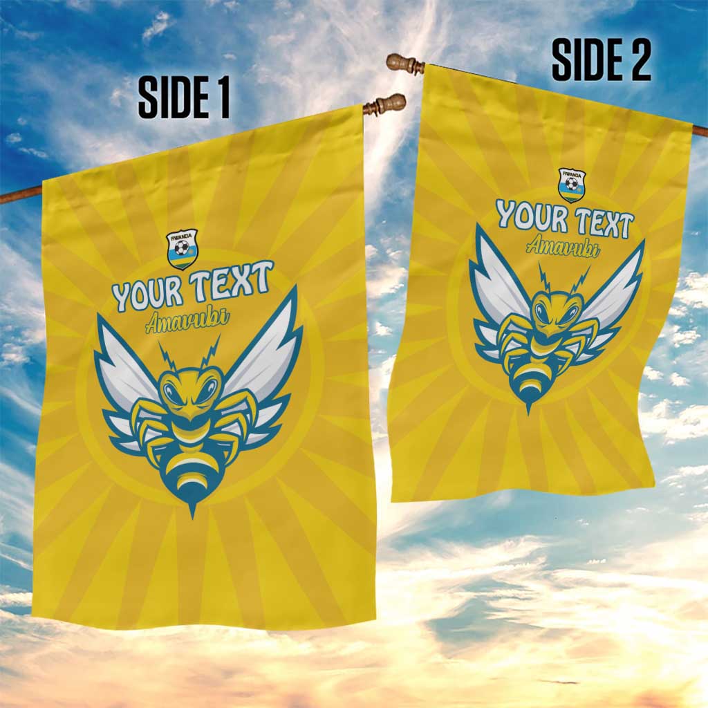 Custom Afro Rwanda Football Garden Flag Go Wasps LT15