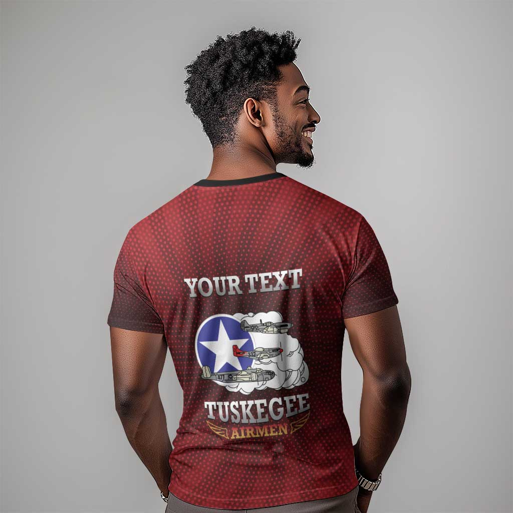 Personalized Tuskegee Red Tails Airmen T shirt WWII Legacy Tribute LT15