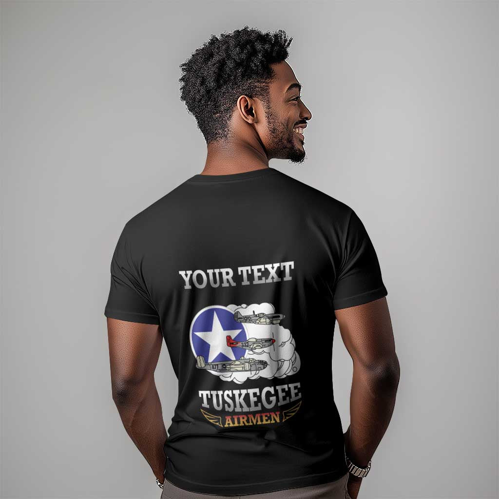 Personalized Red Tails Legacy T shirt WWII Legacy Tribute - Black Color LT15