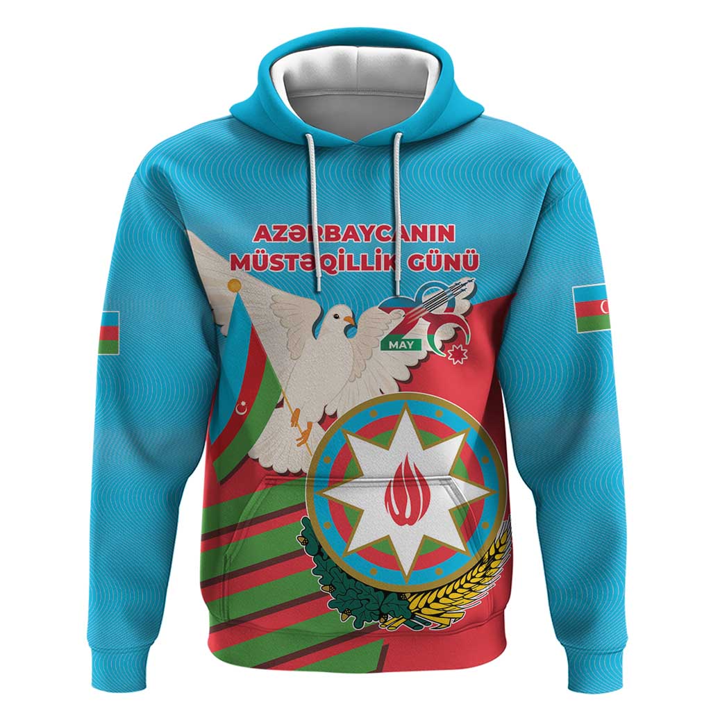 Azerbaijan Independence Day Hoodie Mustəqillik Gunu LT17