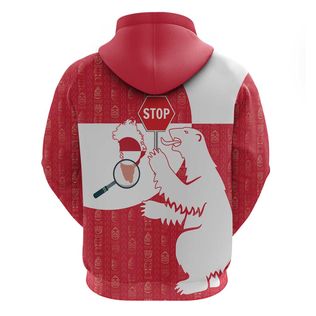 Greenland Not For Sale Hoodie Polar Bear LT17