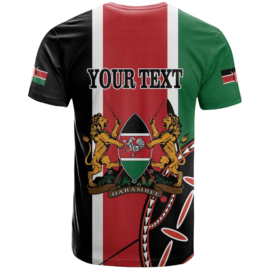 Personalized Jamhuri Day T shirt Kenya Map With African Shield LT18