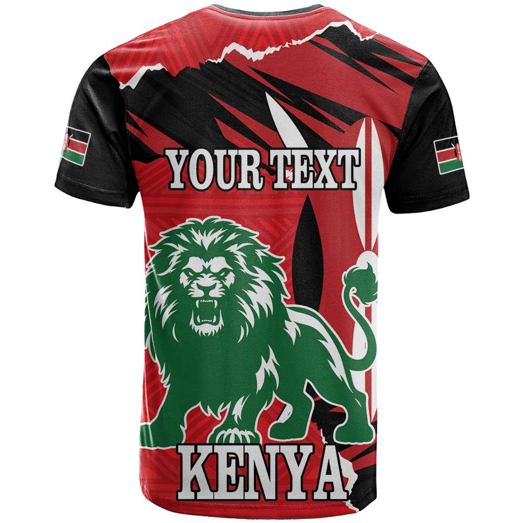 Personalized Jamhuri Day 1963 T shirt Angry Lion With African Shield LT18