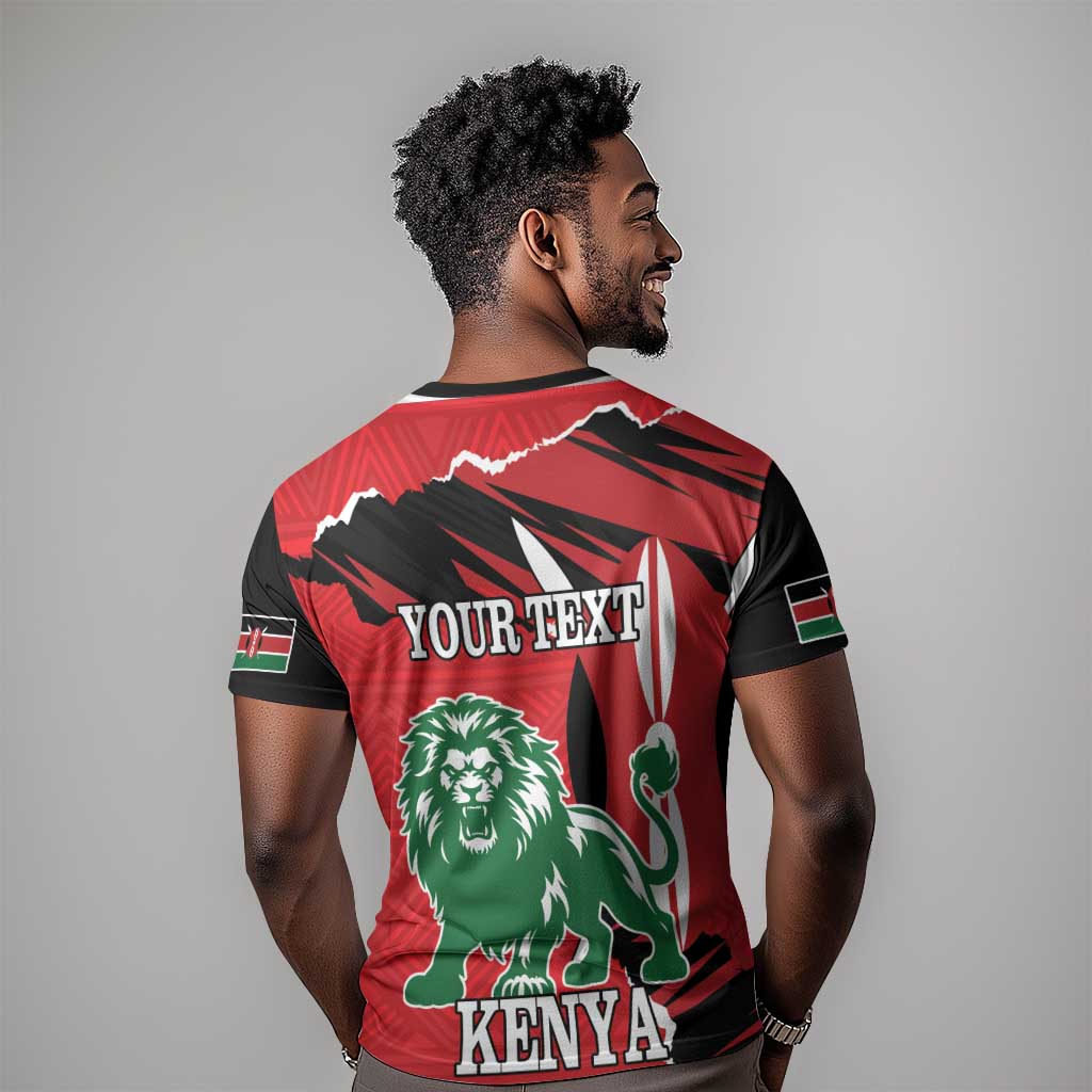 Personalized Jamhuri Day 1963 T shirt Angry Lion With African Shield LT18