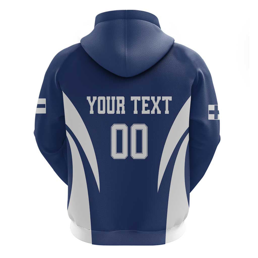 Custom Finland Hockey Hoodie Suomi Leijonat Mascot LT18