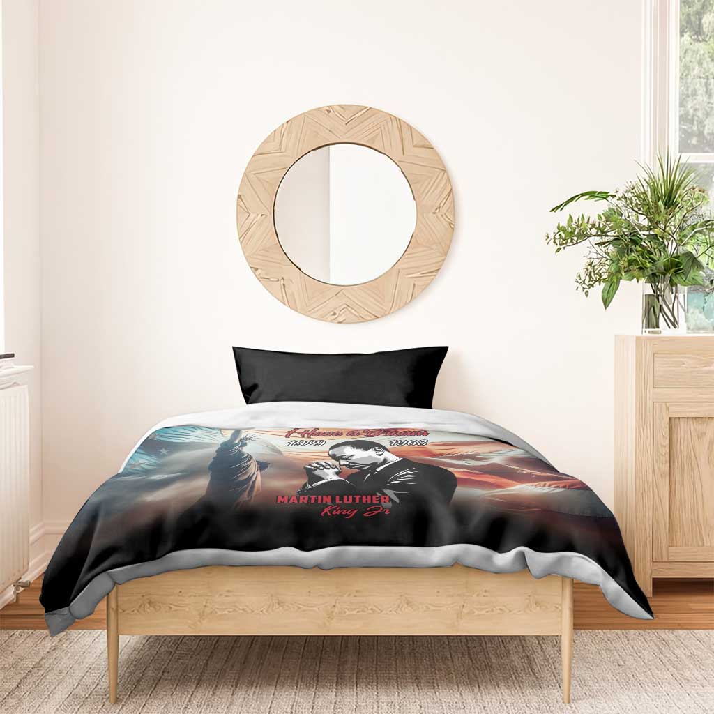 Happy MLK Day Bedding Set Black Americans Leaders I Have a Dream LT18