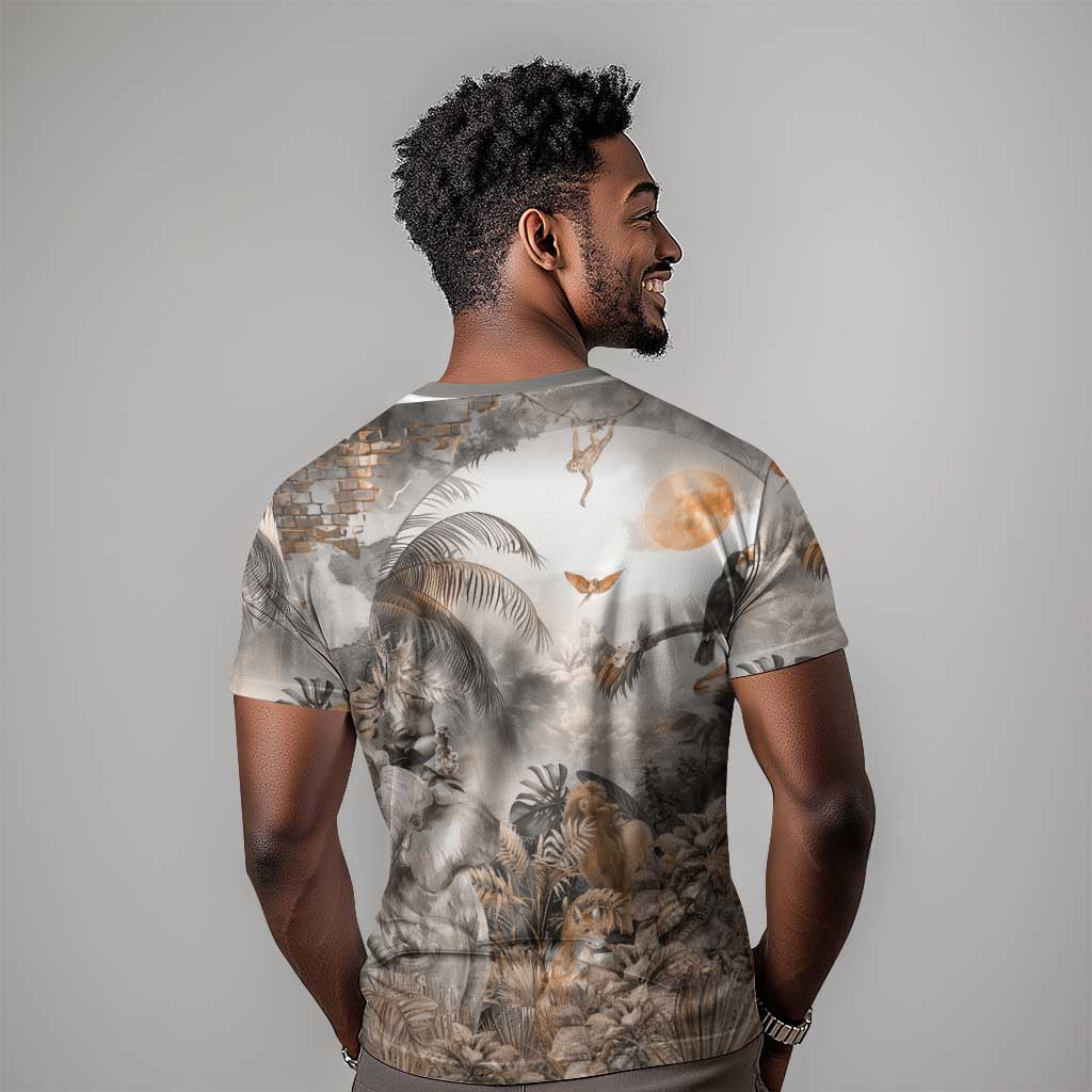 Afro Safari Animals T shirt LT18