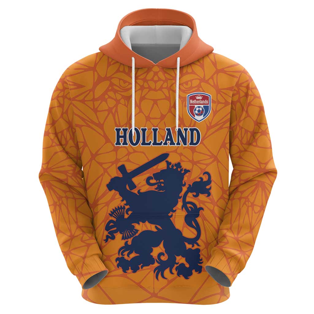Custom Netherlands Football Hoodie Holland Lion LT18