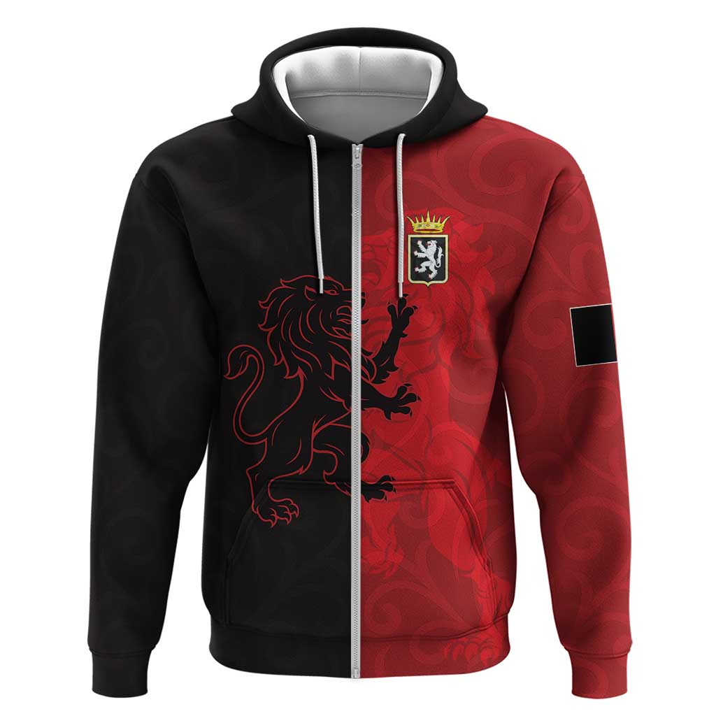 Italy Aosta Valley Hoodie Emblem With Flag Style LT19