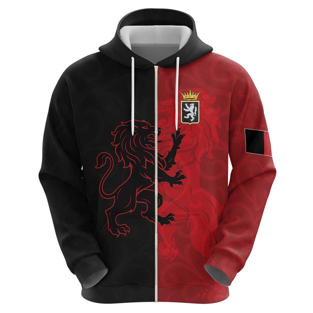 Italy Aosta Valley Hoodie Emblem With Flag Style LT19
