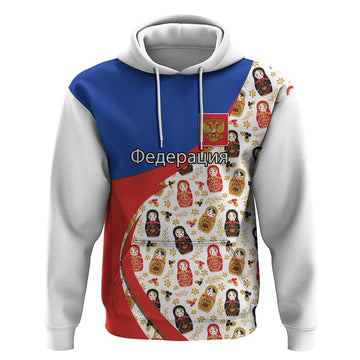 Russian Doll Hoodie Flag Color Style No1 LT19