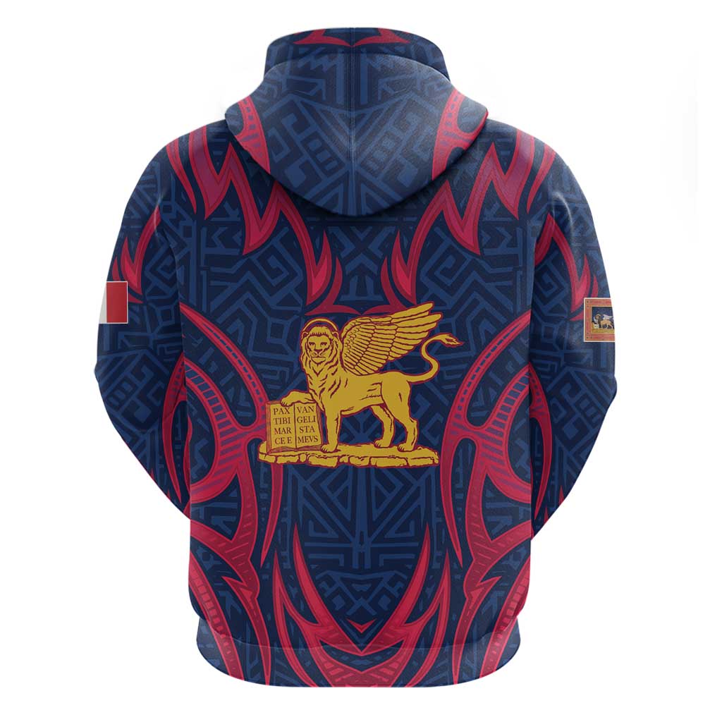 Italy Veneto Hoodie Emblem With Flag Style LT19