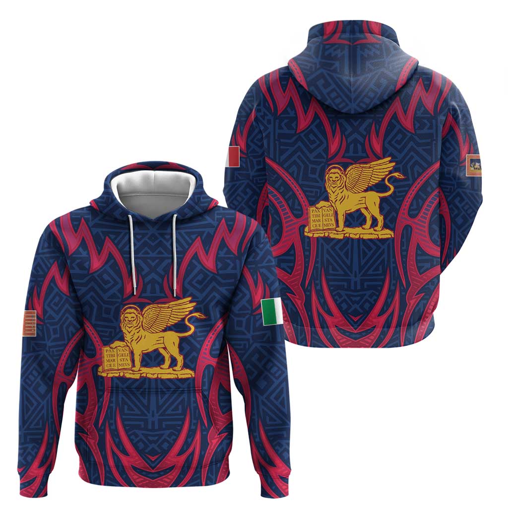 Italy Veneto Hoodie Emblem With Flag Style LT19