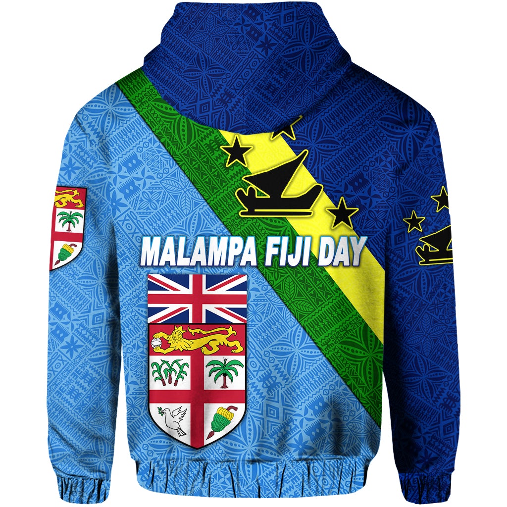 Vanuatu Malampa and Fiji Day Hoodie Simple Style LT8