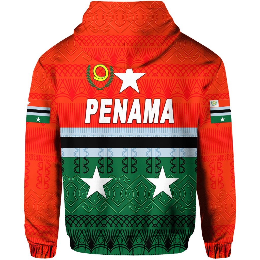 Penama Province Hoodie Vanuatu Pattern Traditional Style LT8