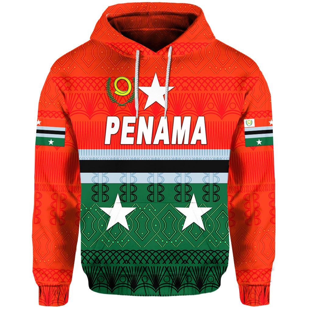Penama Province Hoodie Vanuatu Pattern Traditional Style LT8