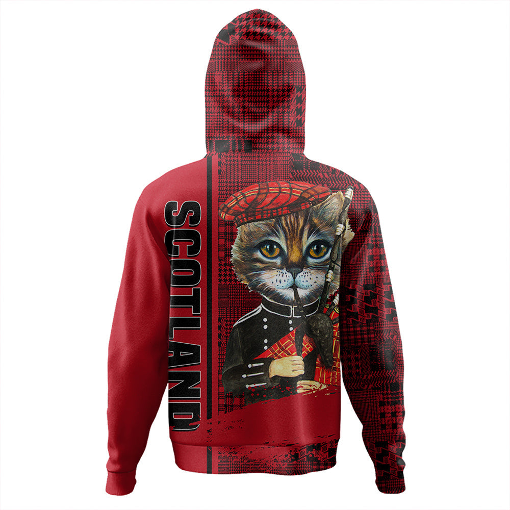 Scotland Cat Bagpipes Zip Hoodie RLT12