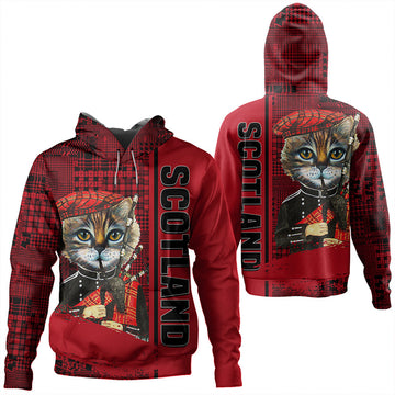 Scotland Cat Bagpipes Hoodie RLT12