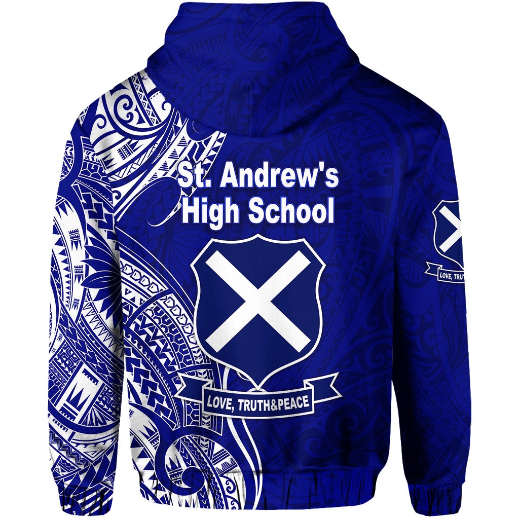 St. andrews High School Zip Hoodie Original Style LT8