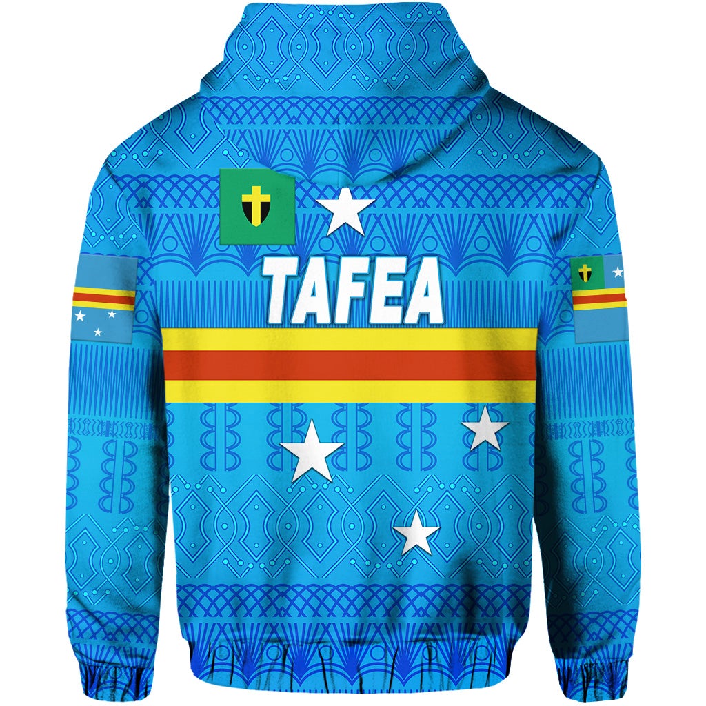 Tafea Province Zip Hoodie Vanuatu Pattern Traditional Style LT8