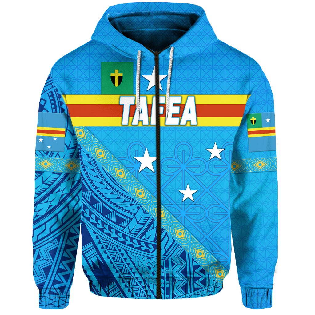 Tafea Province Zip Hoodie Vanuatu Pattern Unique Style LT8
