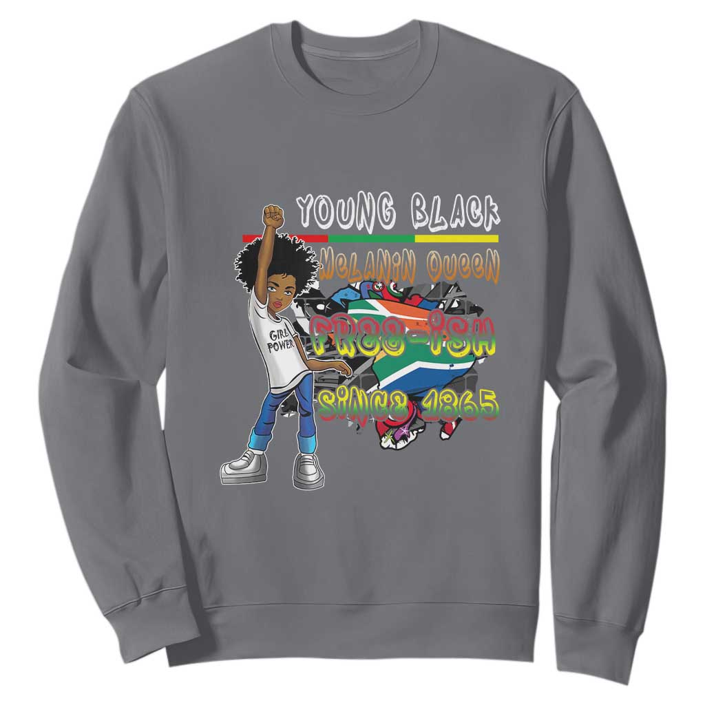 Free Ish Juneteenth Sweatshirt Freedom Day Since 1865 TS01