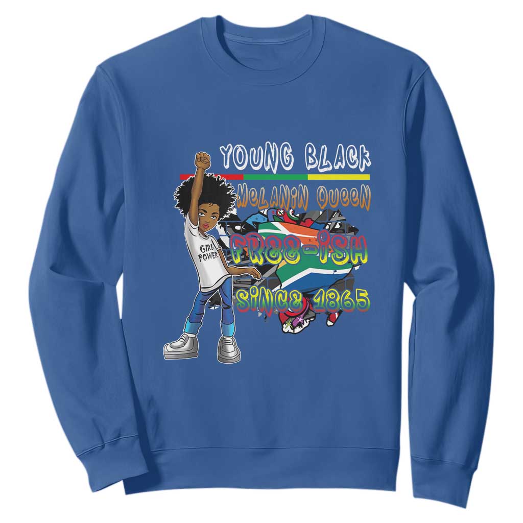 Free Ish Juneteenth Sweatshirt Freedom Day Since 1865 TS01