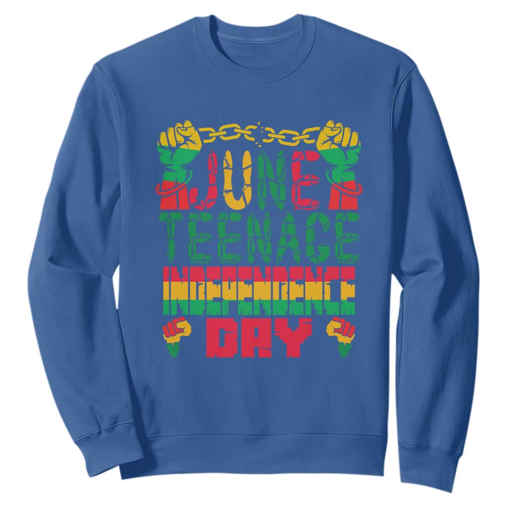 Juneteenth 1865 Independence Day Sweatshirt TS01