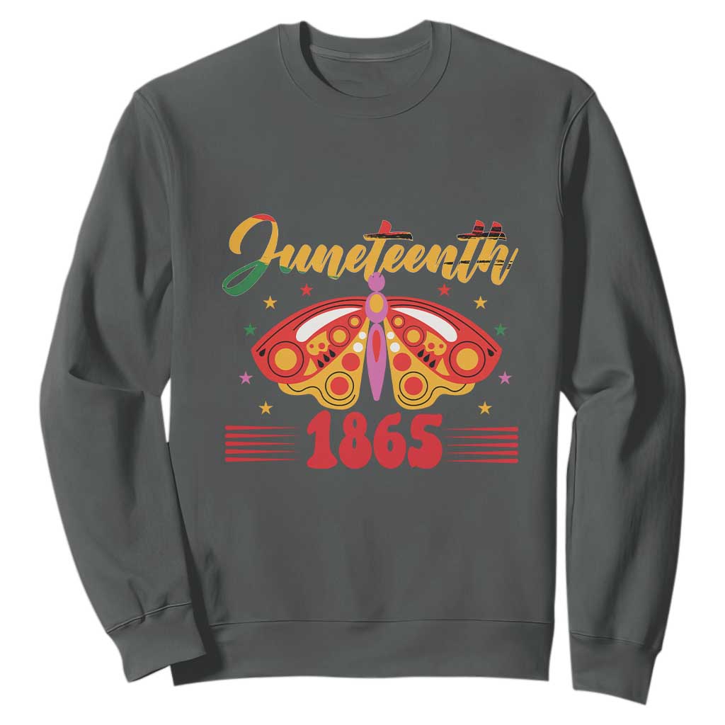 Juneteenth 1865 Butterfly Sweatshirt TS01