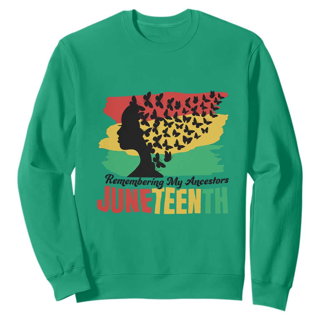 Juneteenth 1865 Sweatshirt Remembering My Ancestors TS01