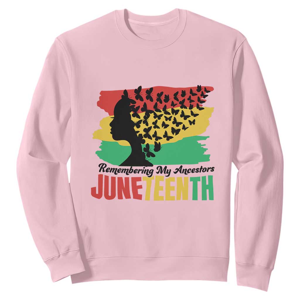 Juneteenth 1865 Sweatshirt Remembering My Ancestors TS01