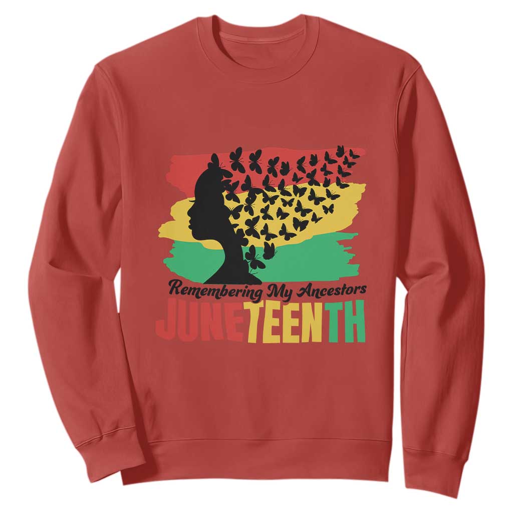 Juneteenth 1865 Sweatshirt Remembering My Ancestors TS01