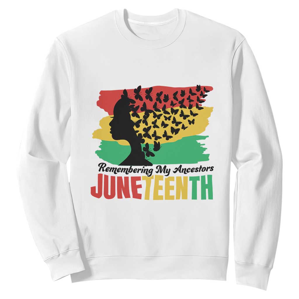 Juneteenth 1865 Sweatshirt Remembering My Ancestors TS01