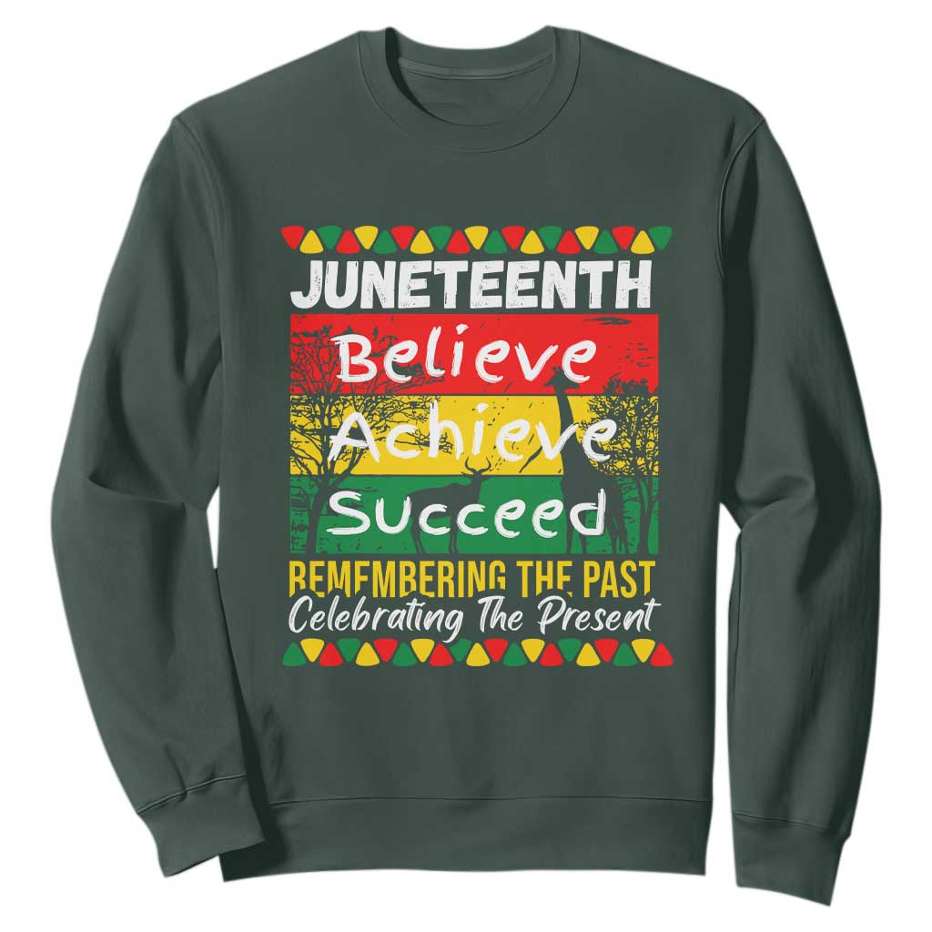 Juneteenth Is My Independence Day Sweatshirt Black Pride Melanin TS01
