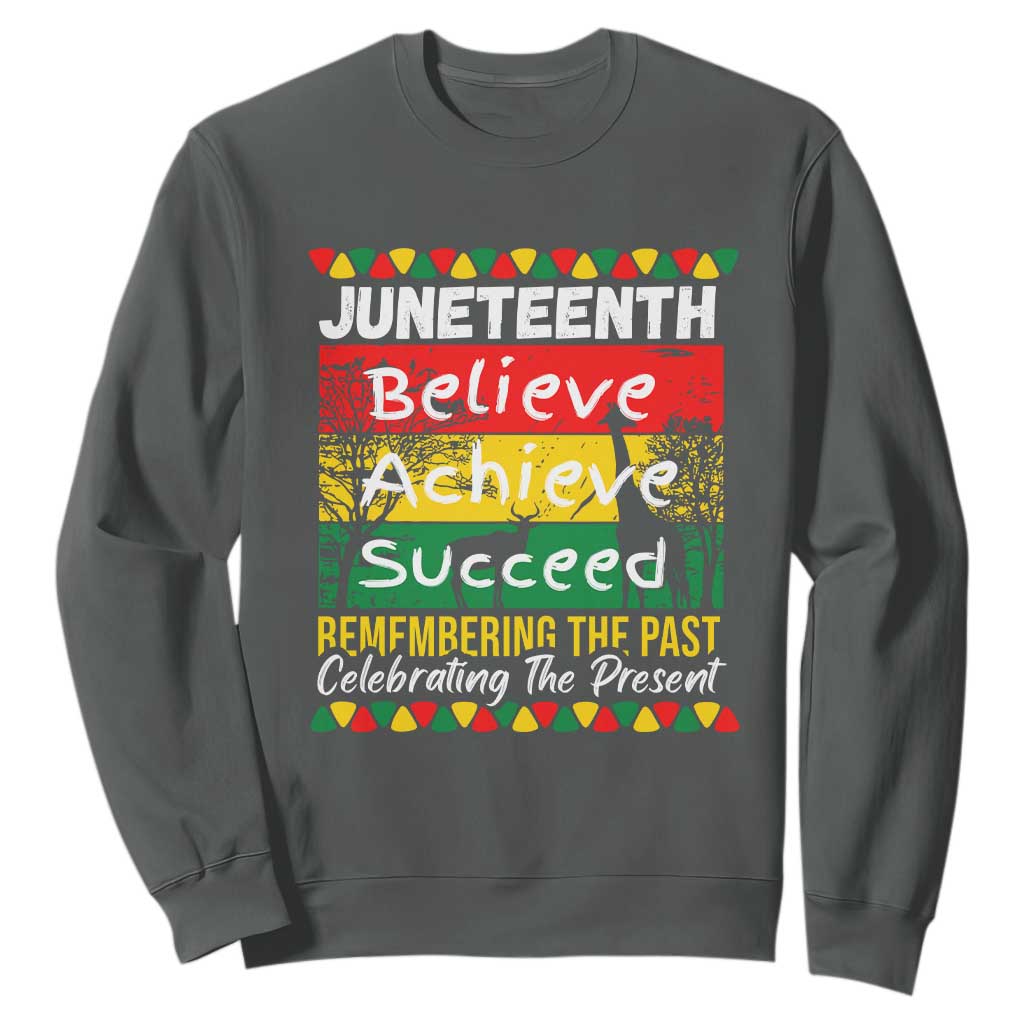Juneteenth Is My Independence Day Sweatshirt Black Pride Melanin TS01